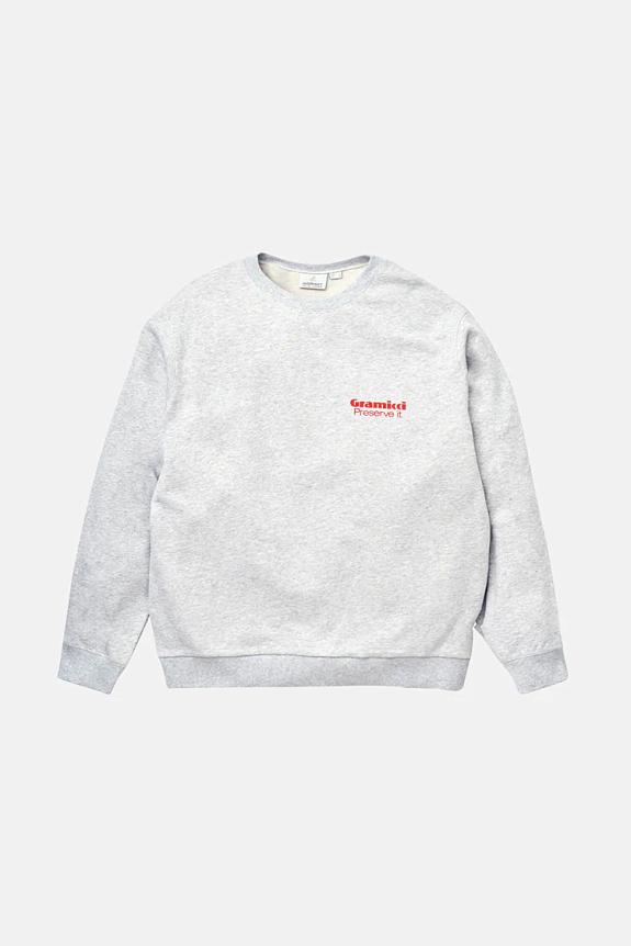 Gramicci Preserve IT Sweatshirt Grey Heather