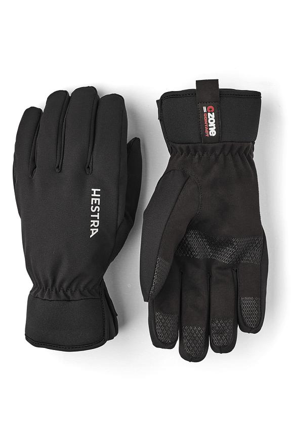 Hestra CZone Contact Glove -5 finger Black