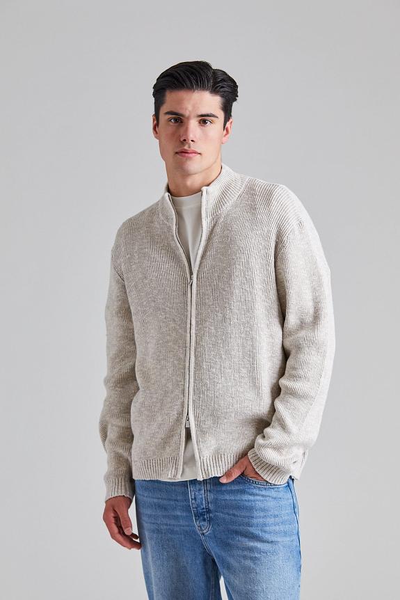 Holzweiler Atlantic Zip Cardigan Blue Mix-1