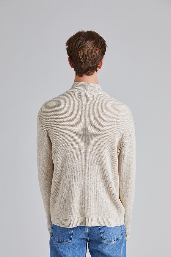 Holzweiler Atlantic Zip Cardigan Sand Mix-1