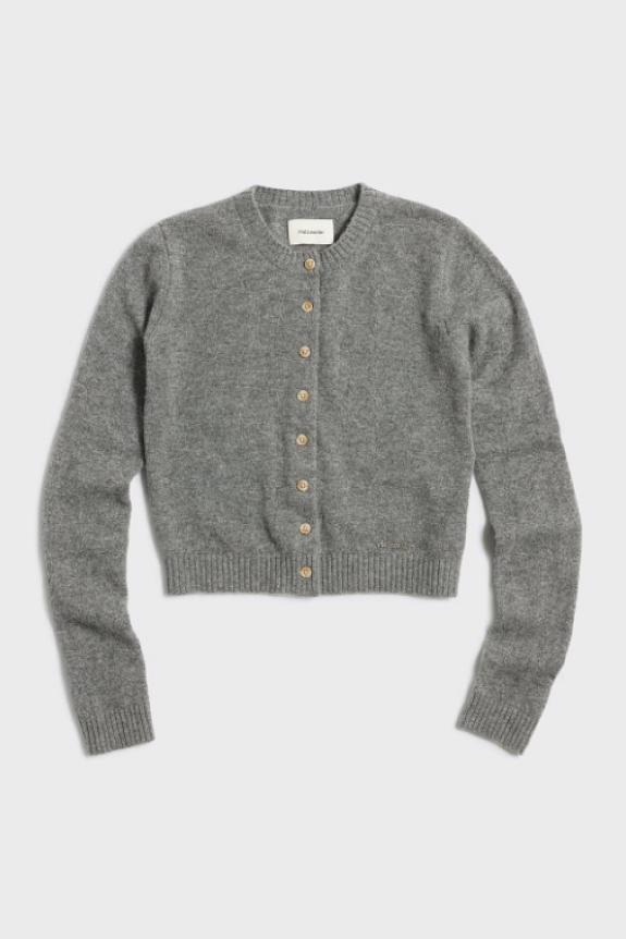 Holzweiler Cashmere Cardigan Dark Grey 
