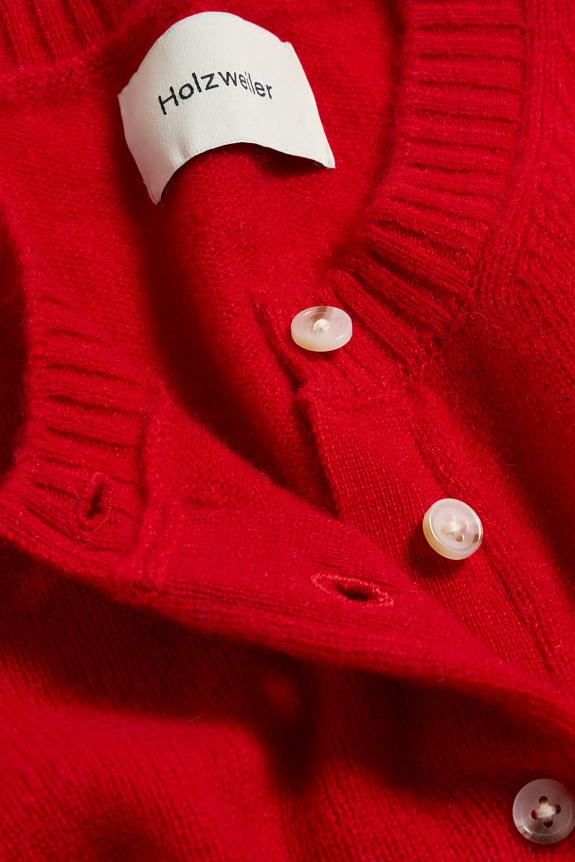 Holzweiler Cashmere Cardigan Red 