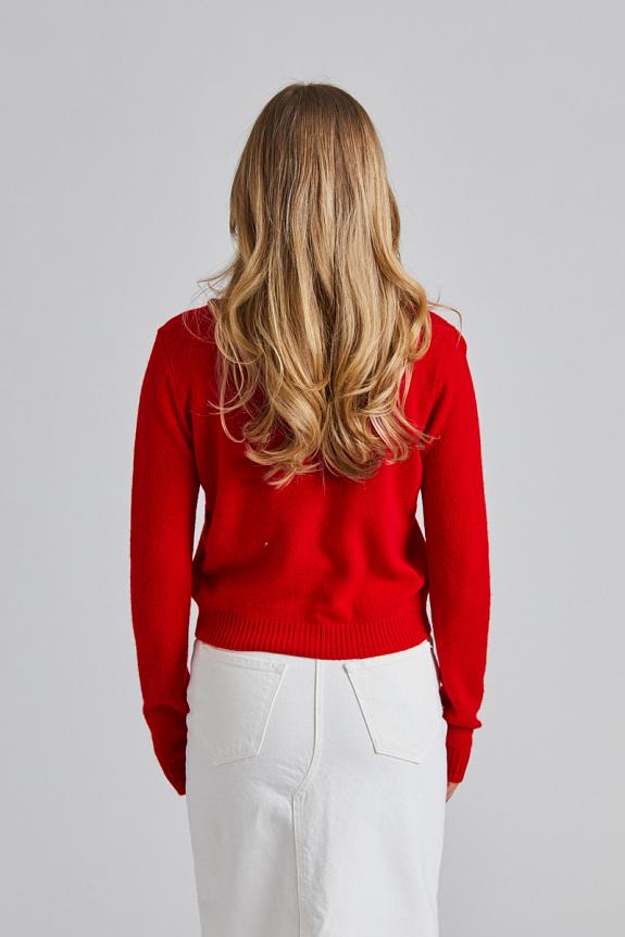Holzweiler Cashmere Cardigan Red 