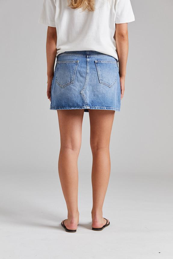 Holzweiler Denim Mini Skirt Lt Blue-1