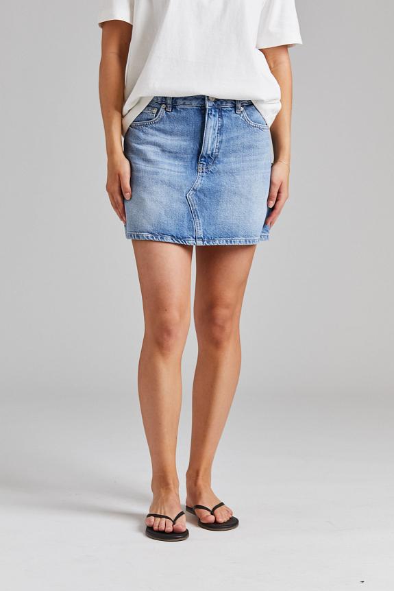 Holzweiler Denim Mini Skirt Lt Blue