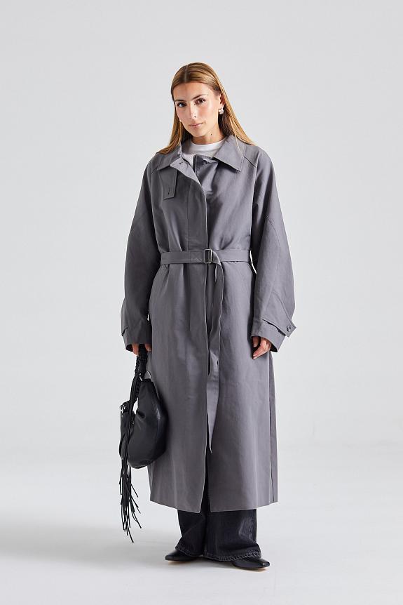 Holzweiler Elsa Trench Coat Dk Grey