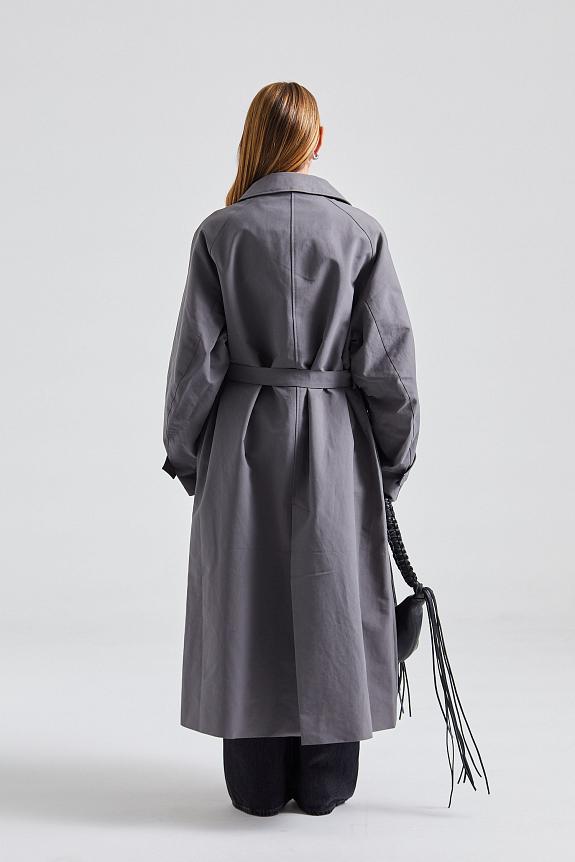 Holzweiler Elsa Trench Coat Dk Grey