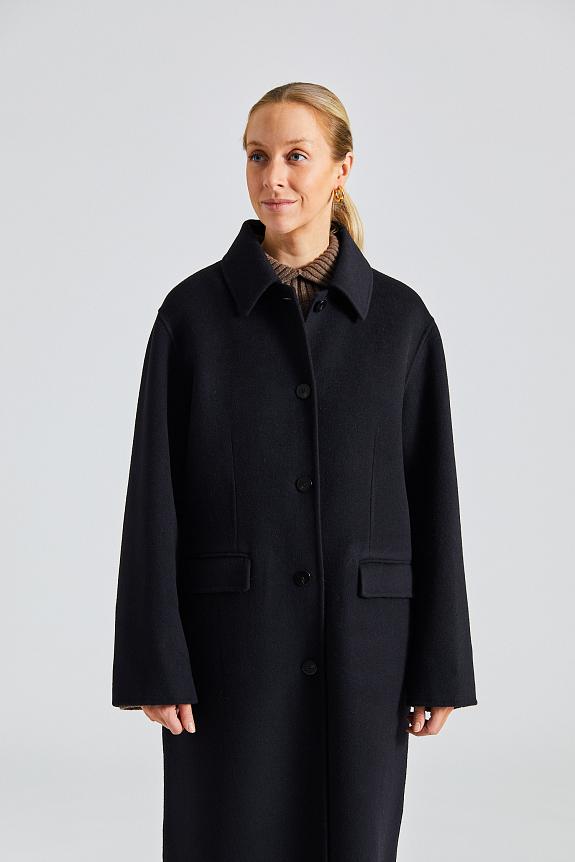 Holzweiler Felsa Wool Coat Black-1