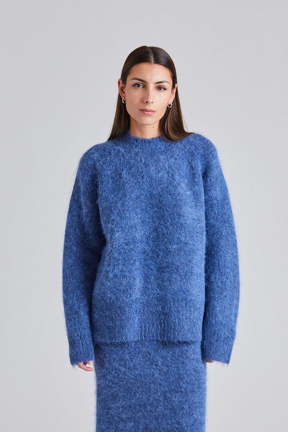 Holzweiler Fure Fluffy Sweater Blue 