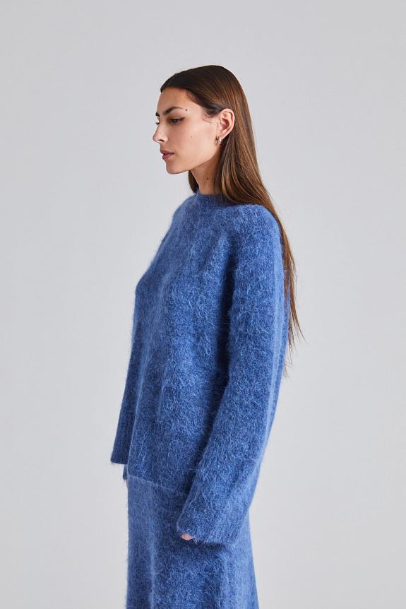 Holzweiler Fure Fluffy Sweater Blue 