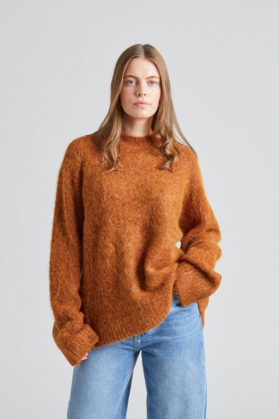 Holzweiler Fure Fluffy Sweater Red Mix