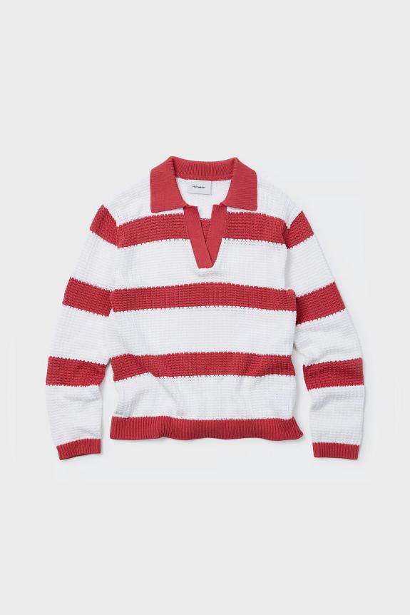 Holzweiler Helio Polo Red Stripe-3