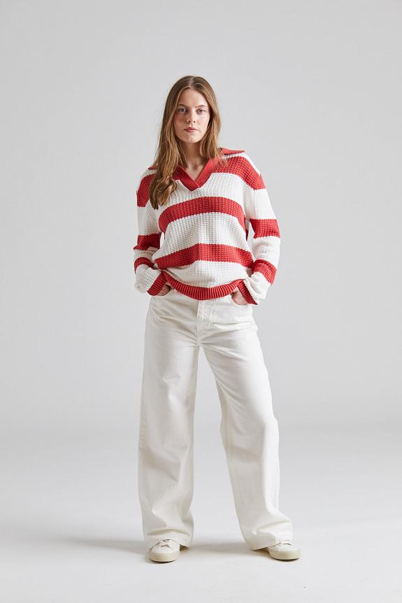 Holzweiler Helio Polo Red Stripe-2