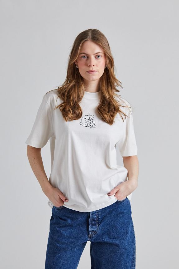 Holzweiler Kjerag Embroidery Tee White 