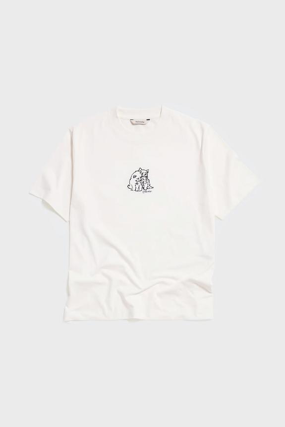 Holzweiler Kjerag Embroidery Tee White 