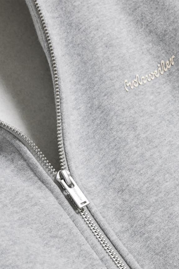 Holzweiler M Regular Zip Hoodie Grey Mix-6