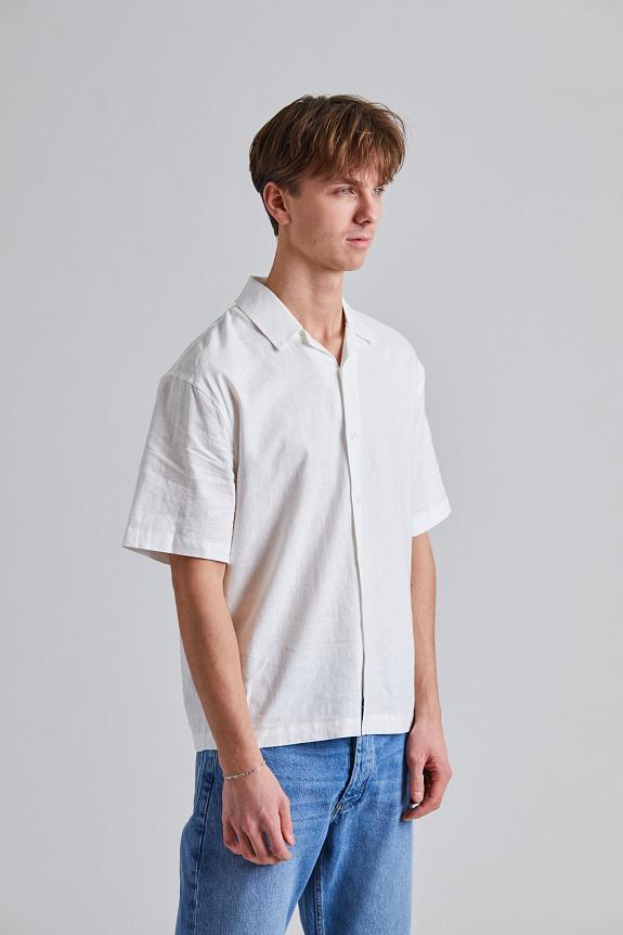 Holzweiler Pier Solid Shirt White-1