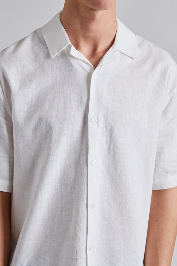 Holzweiler Pier Solid Shirt White-3