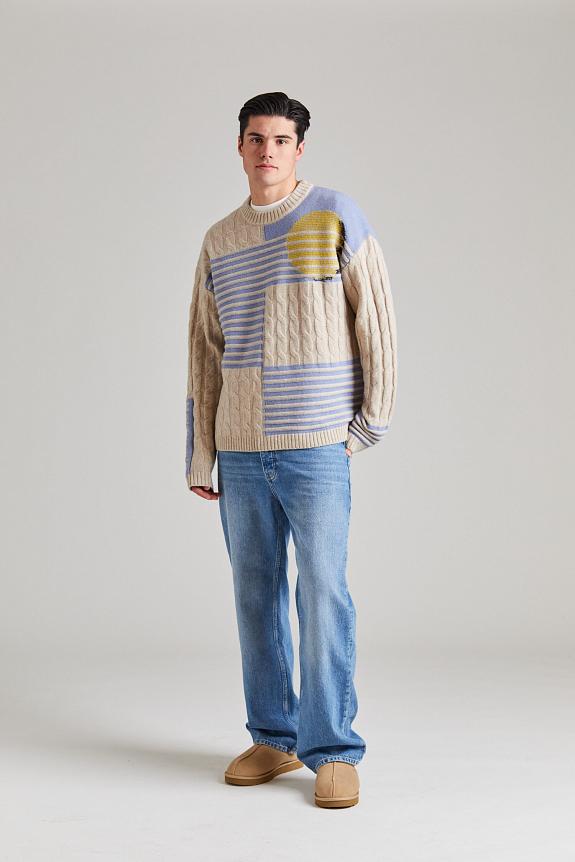 Holzweiler Retro Sun Crew Beige Mix