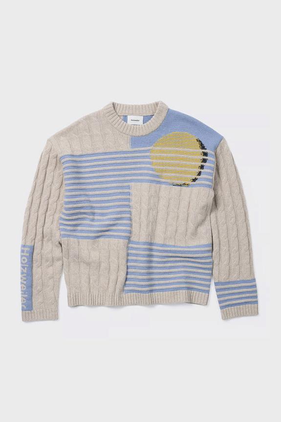 Holzweiler Retro Sun Crew Beige Mix-6