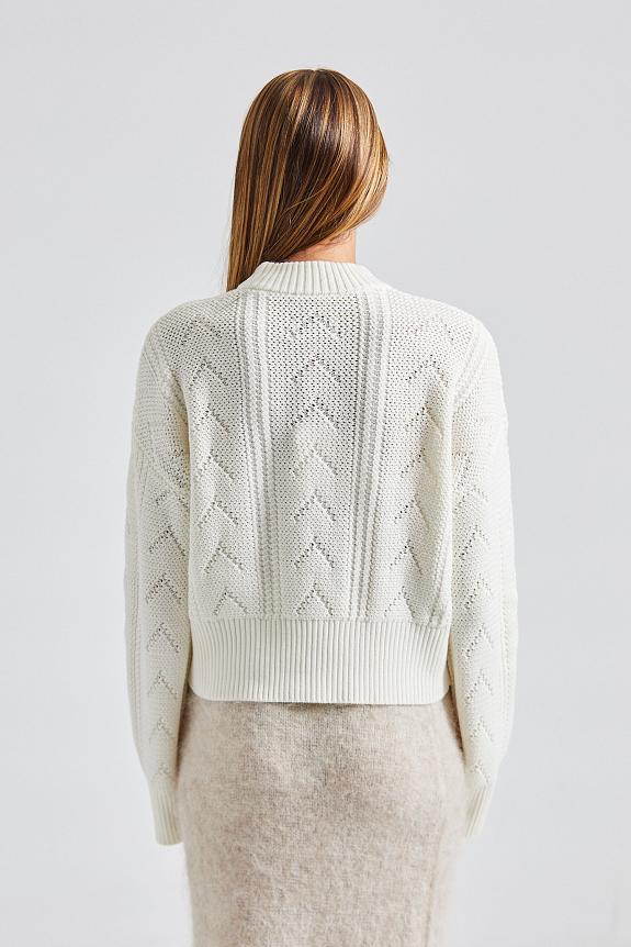 Holzweiler Serena Knit Sweater White