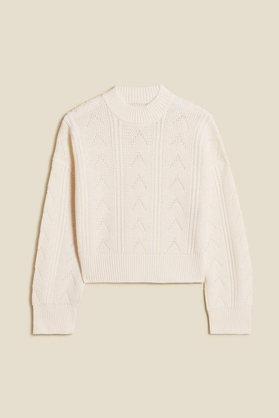 Holzweiler Serena Knit Sweater White