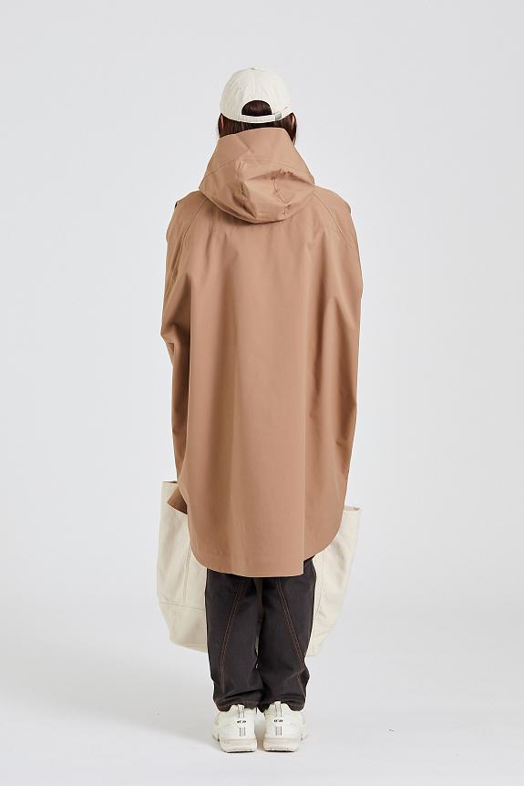 Holzweiler Solidarity Poncho Taupe-5