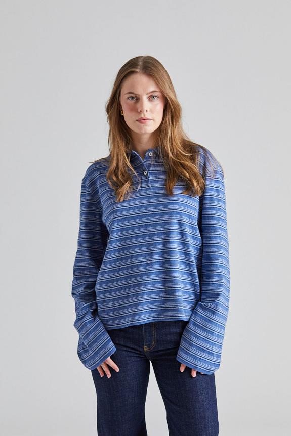 Holzweiler Sunny Polo Blue Stripe