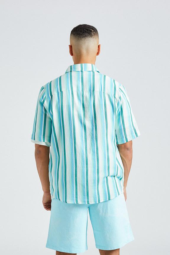 Holzweiler Wiki Striped Shirt Blue Mix-1