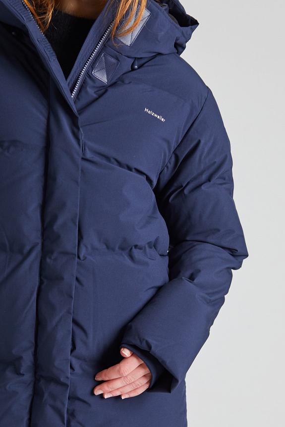 Holzweiler Loen Down Jacket Dark Navy-2