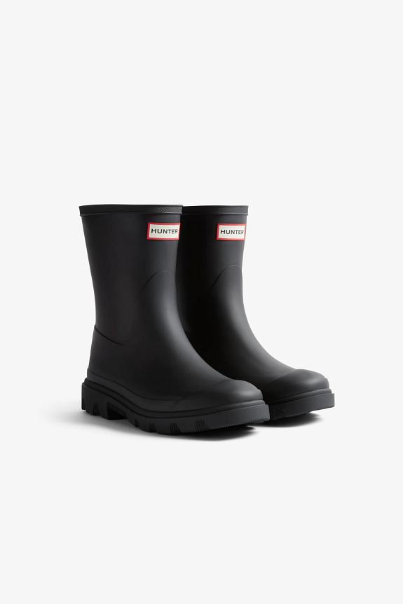 Hunter Unisex Downpour Short Boot Black