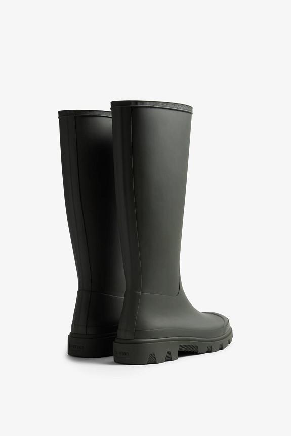 Hunter Unisex Downpour Tall Boot Dark Olive-1