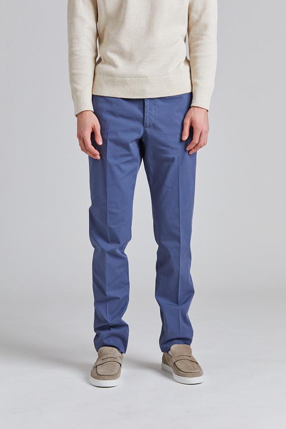 Incotex Royal Batavia Regular Fit Blu Avio