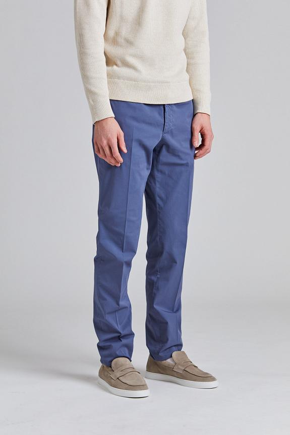 Incotex Royal Batavia Regular Fit Blu Avio-1