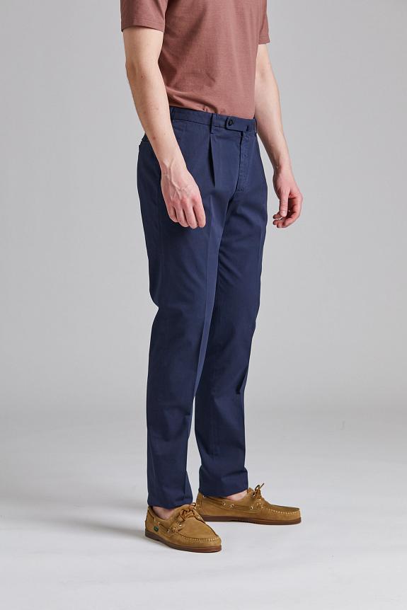 Incotex Royal Batavia Regular Fit Blu Scuro-1