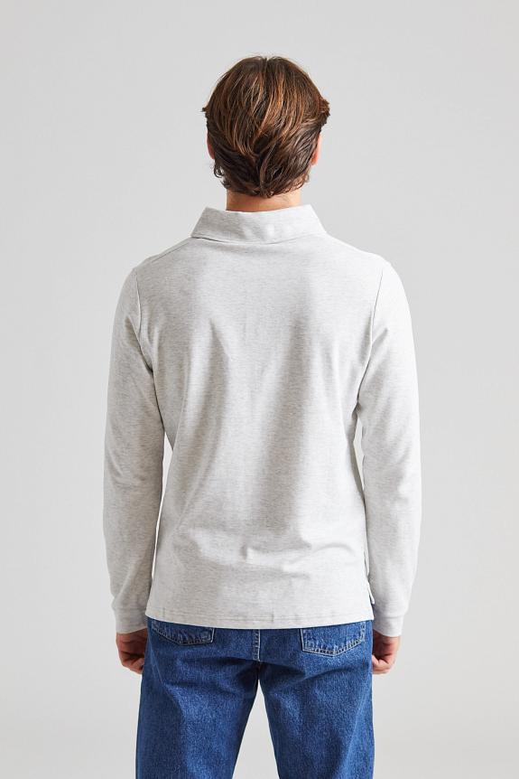 JJ Longsleeve Pique Grey Mel-4