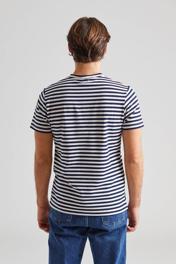 JJ Roundneck Cotton Jersey Tee Wide Stripe-2