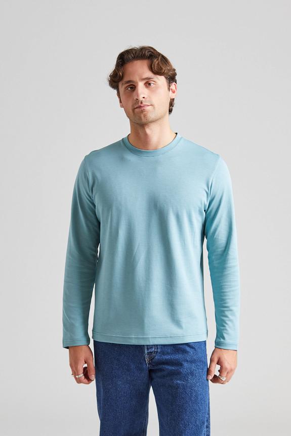 JJ Roundneck Relaxed Fit LS Teal