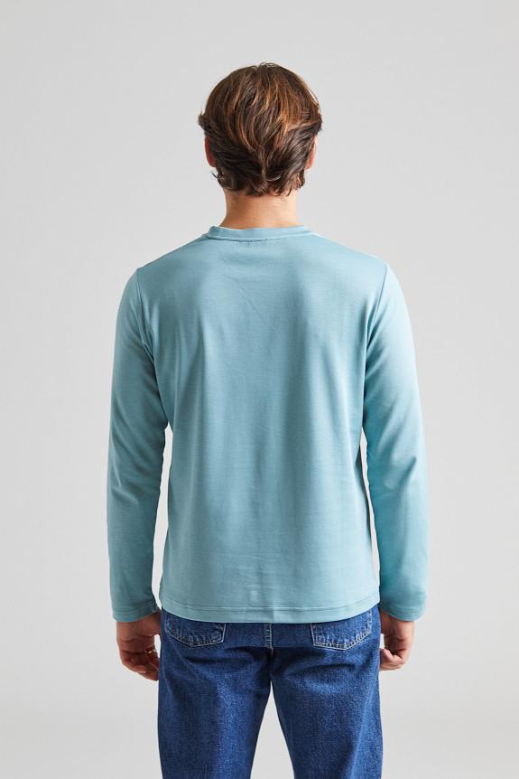 JJ Roundneck Relaxed Fit LS Teal-2