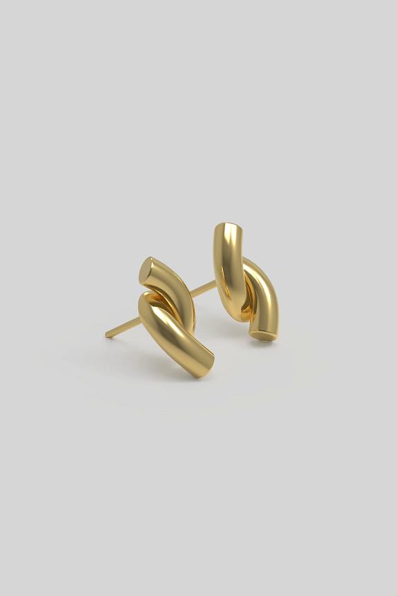 Josephine Studio 18K Rose Studs Plated