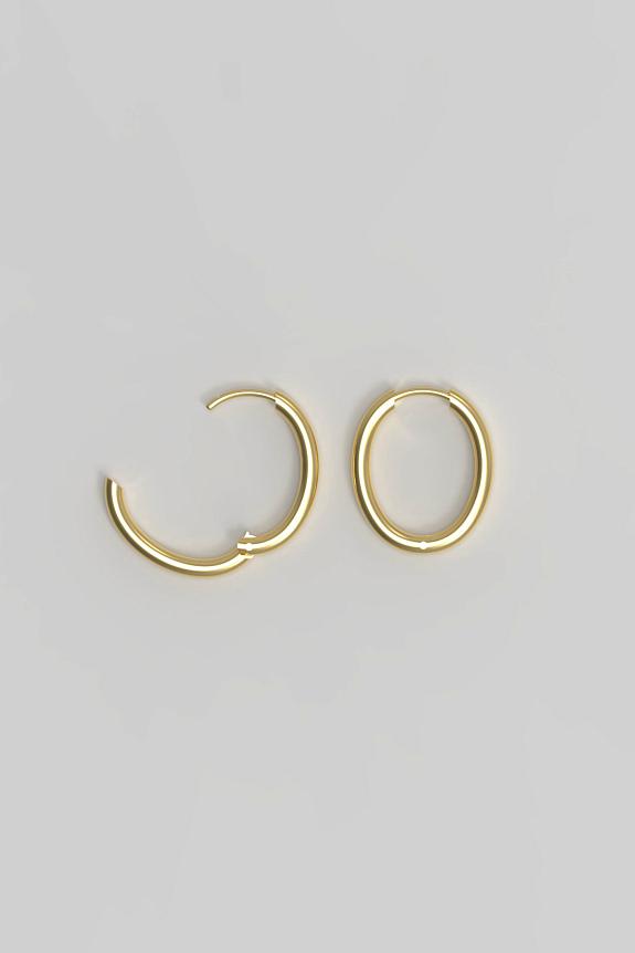 Josephine Studio Slim Hoop Medium Plated-1