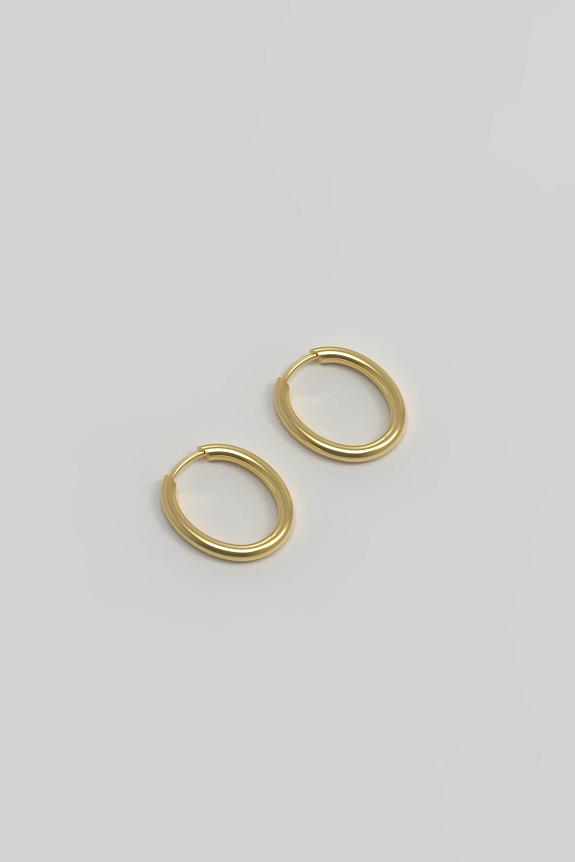 Josephine Studio Slim Hoop Medium Plated-2