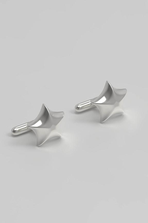 Josephine Studio Star Cufflinks Silver