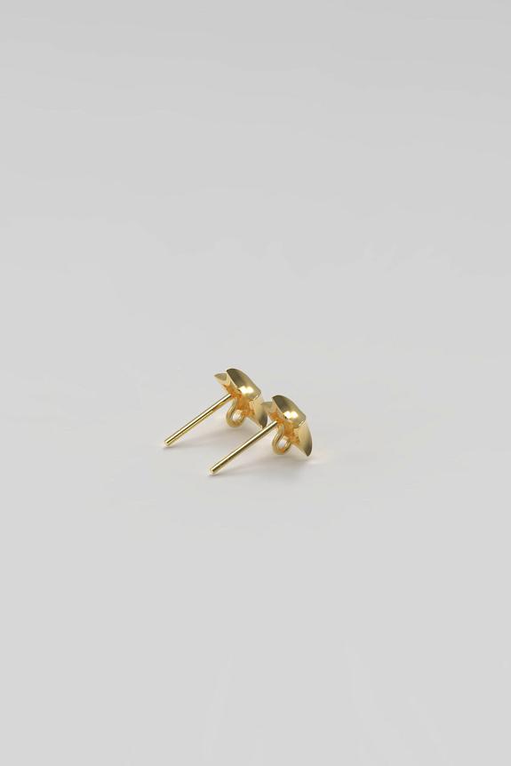 Josephine Studio Star Ear Studs Plated-2
