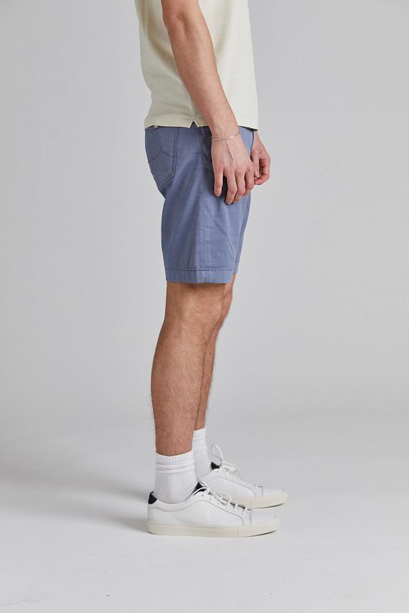 Jacob Cohën Nicolas Shorts Light Twill Blue-3
