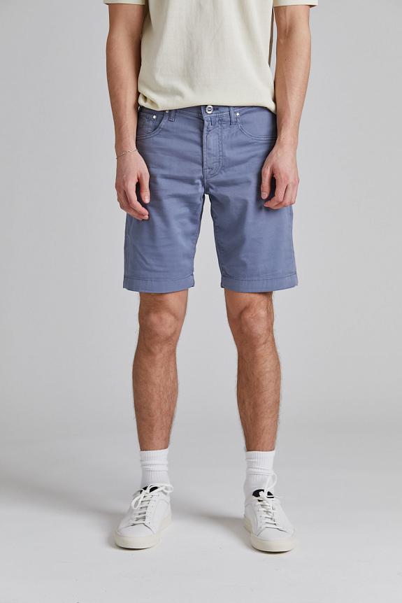 Jacob Cohën Nicolas Shorts Light Twill Blue
