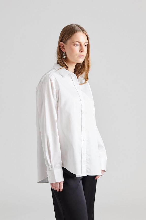 Julie Josephine A-Shape Oversized Shirt White 