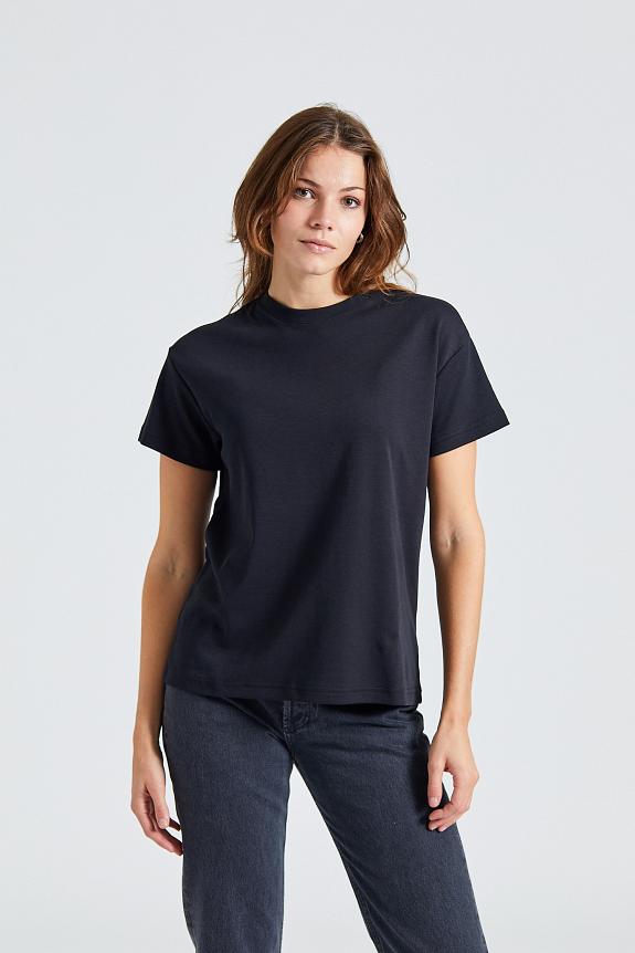 Alexa Black Boyfriend t-skjorte i bomull