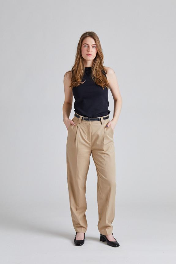 Julie Josephine Classic Twill Chino Beige 