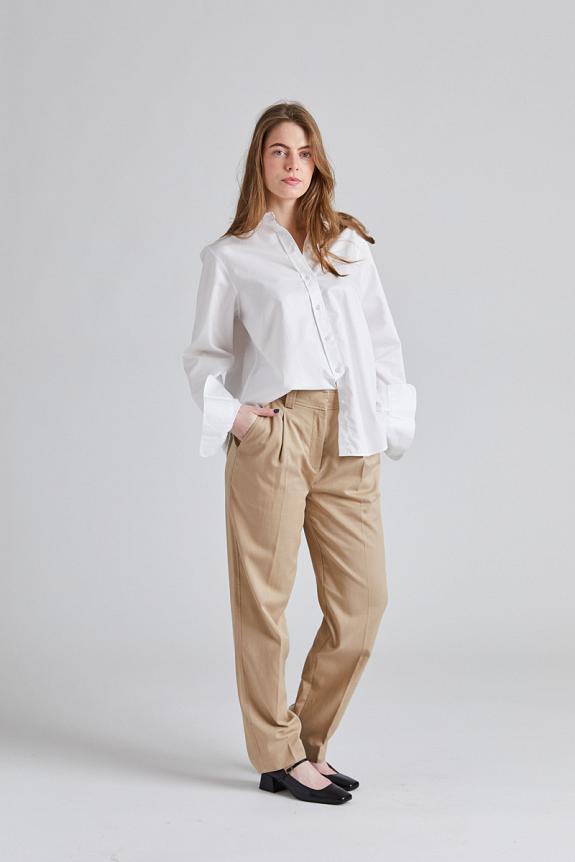 Julie Josephine Classic Twill Chino Beige 